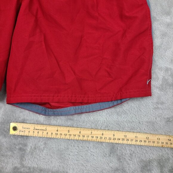 Nike Swim Board Shorts‎ Mens Size 2X-Large Red Activewear Pocket - Picture 7 of 11